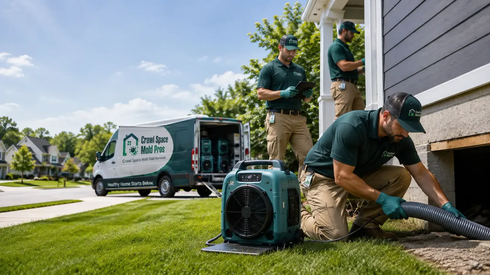 Crawl Space Mold Removal in Bird City, KS